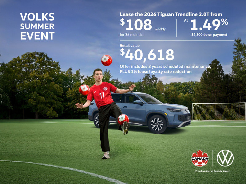 Get the All-New 2026 Volkswagen Tiguan