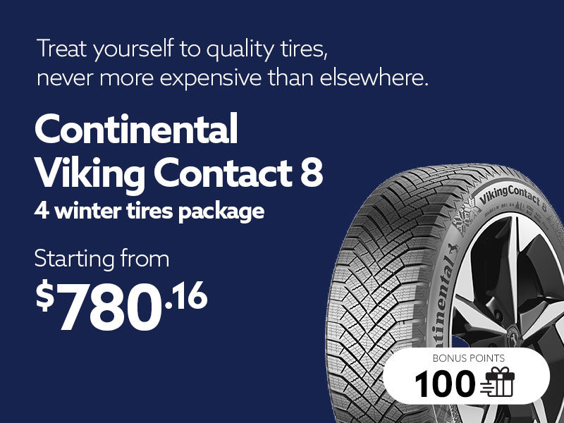 Take advantage of offers on winter tire sets available