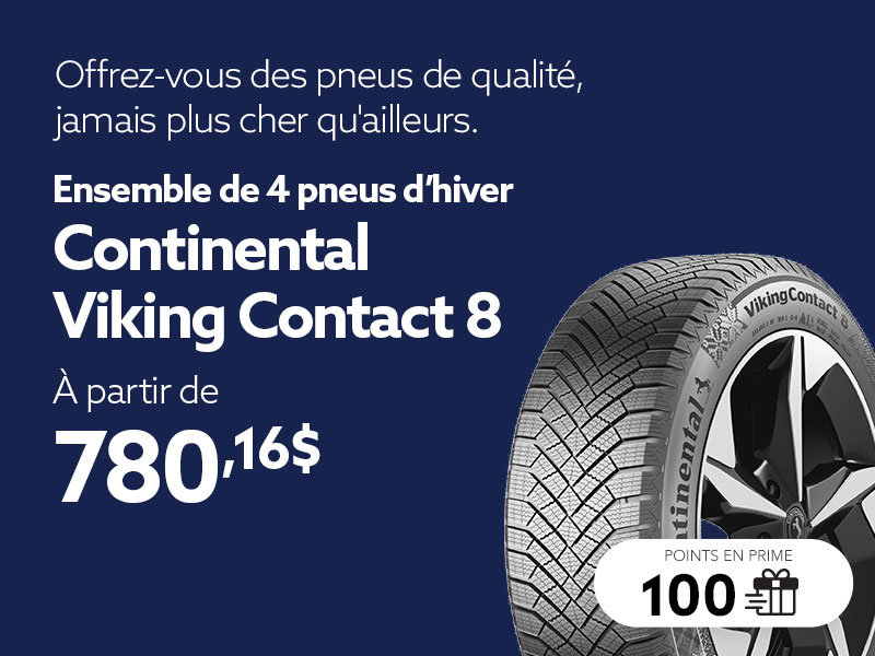 Profitez des offres sur tous les ensembles de pneus d'hiver disponibles