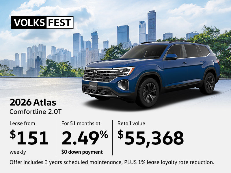 Get the 2026 Volkswagen Atlas