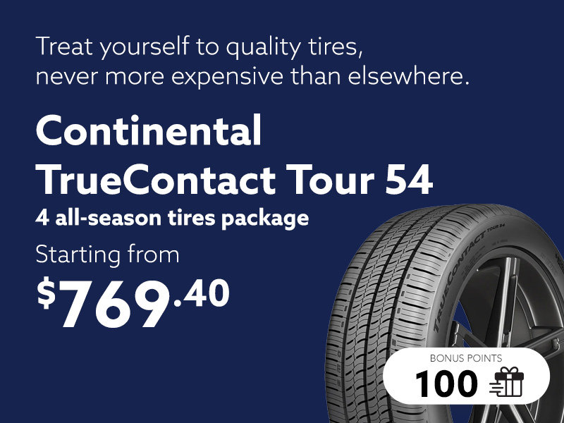Take advantage of offers on all-season tires sets
