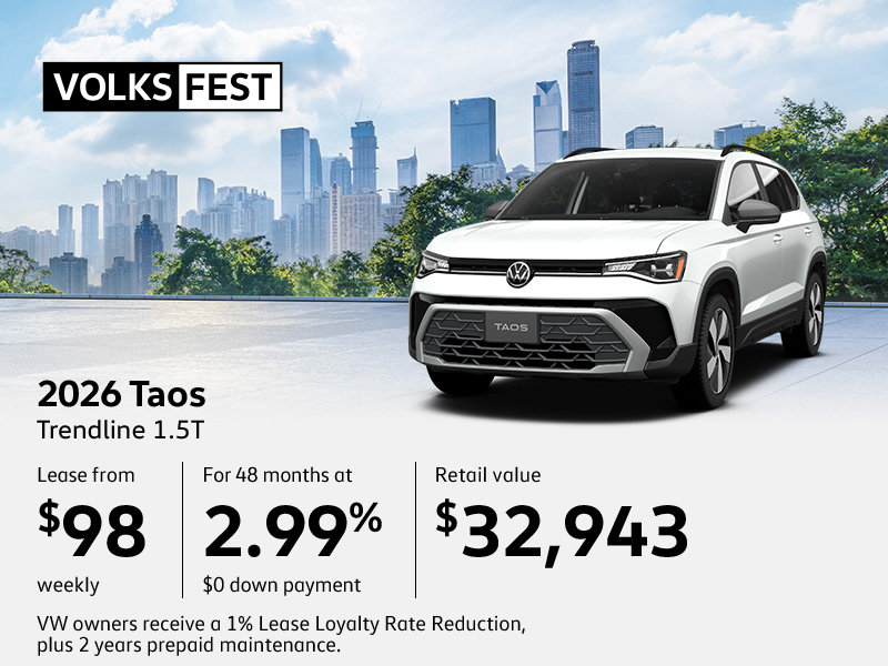Get the 2026 Volkswagen Taos