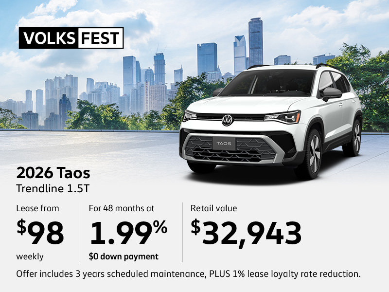 Get the 2026 Volkswagen Taos