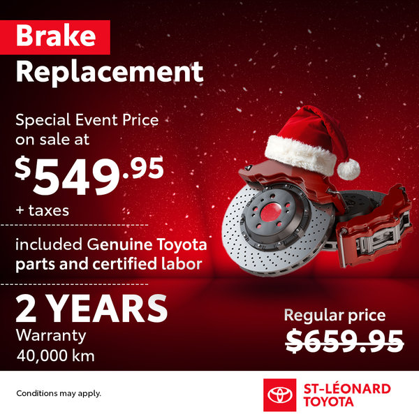$110 in savings on your brake replacement!