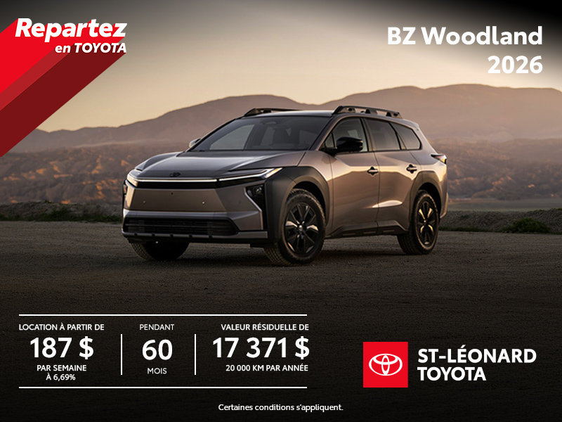 Toyota BZ Woodland 2026