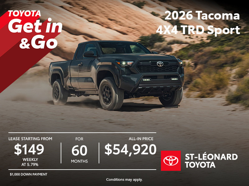 2026 Toyota Tacoma 4X4 TRD Sport