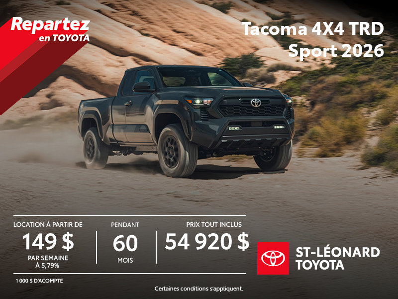 Toyota Tacoma 4X4 TRD Sport 2026