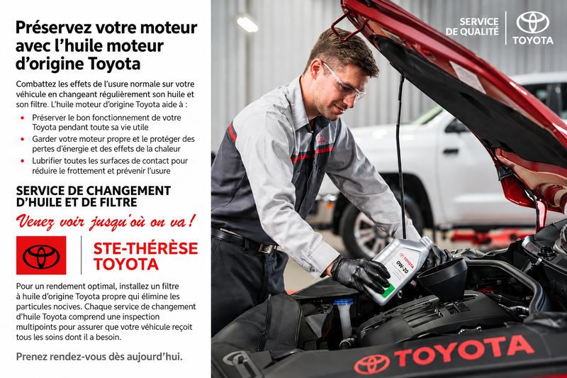 Protect your engine with genuine TOYOTA engine oil