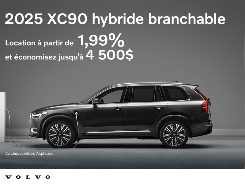 Le Volvo XC90 2025 branchable