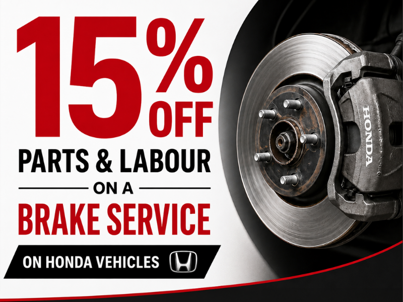 15% Off On A Brake Service