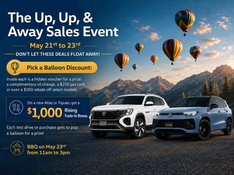 Up, Up, & Away Sales Event