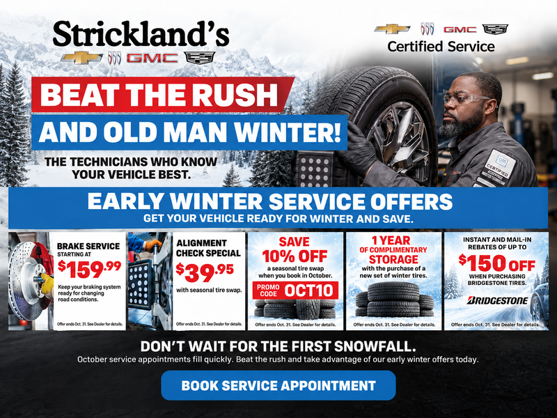 Beat the Rush, And Old Man Winter - Service Specials