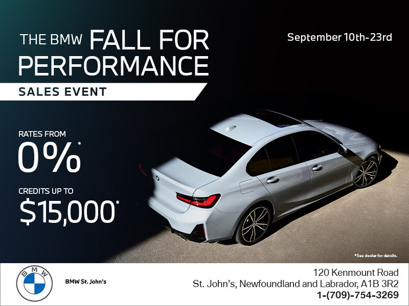 The BMW Fall For Performance Sales Event