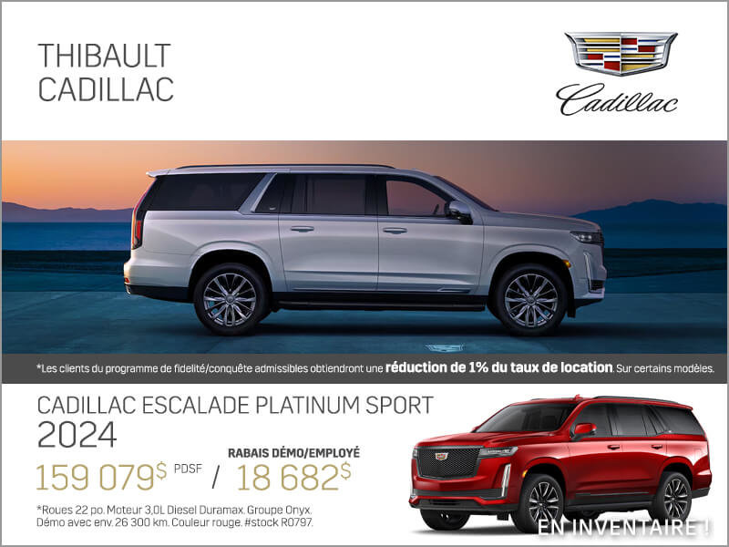 Cadillac Escalade Platinum Sport 2024