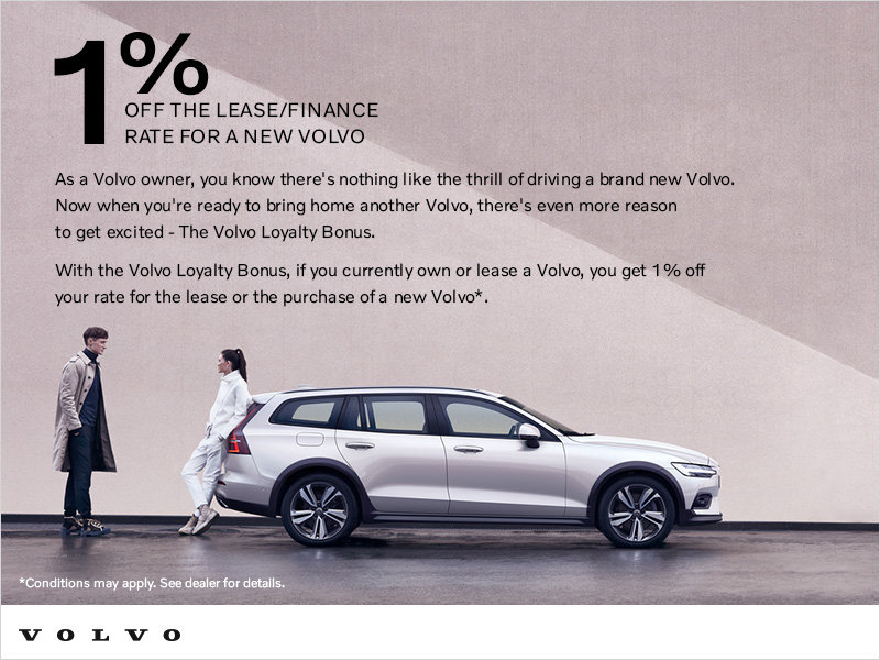 Volvo Loyalty Bonus Offer