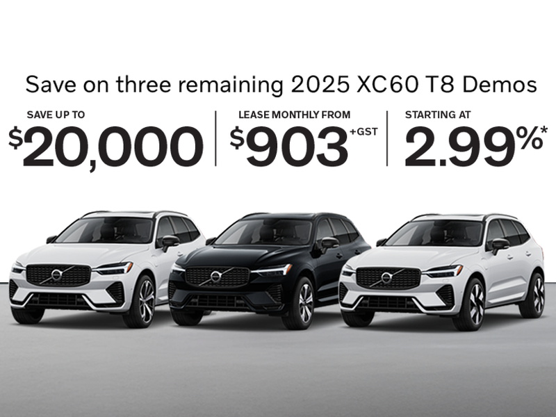2025 XC60 Plug-in hybrid Demo Sale