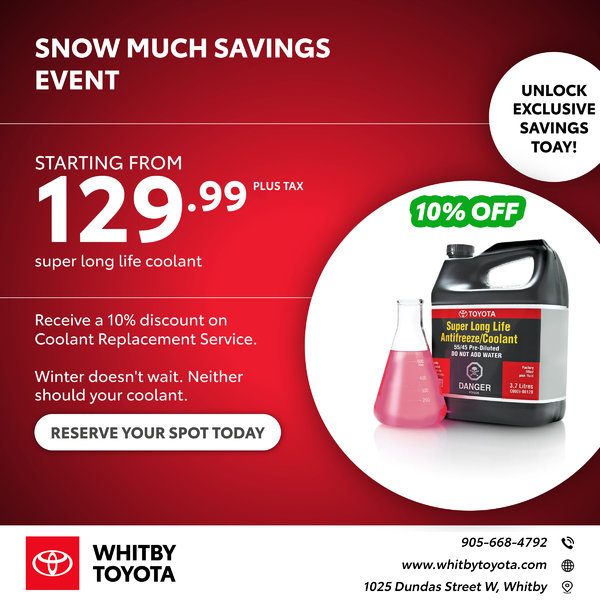Coolant Special - Snow Much Savings