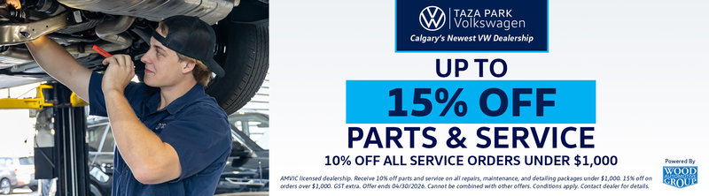 Up to 15% off Parts & Service | 10% Off Guaranteed