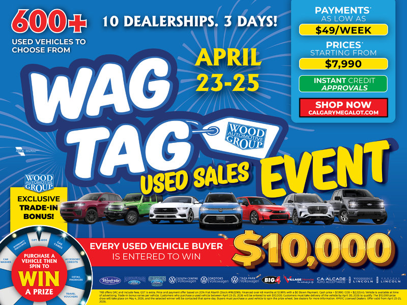 WAG TAG Pre-Owned Sales Event | April 23-25