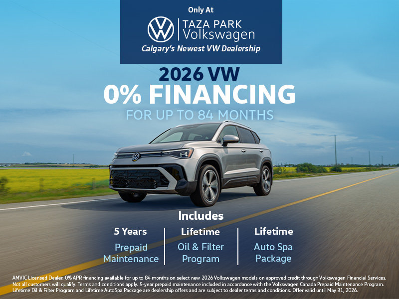 0% Financing On 2026 VW Models | Up to 84 Months