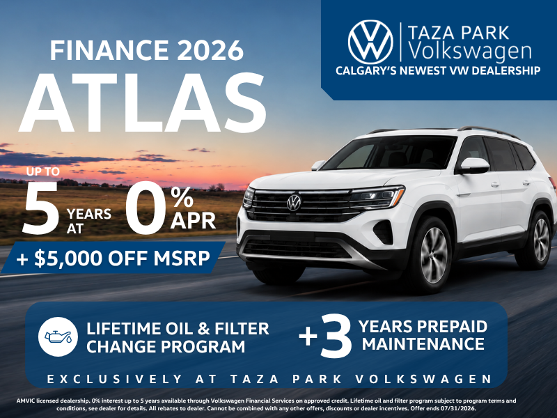 0% Financing + $5,000 Off Atlas
