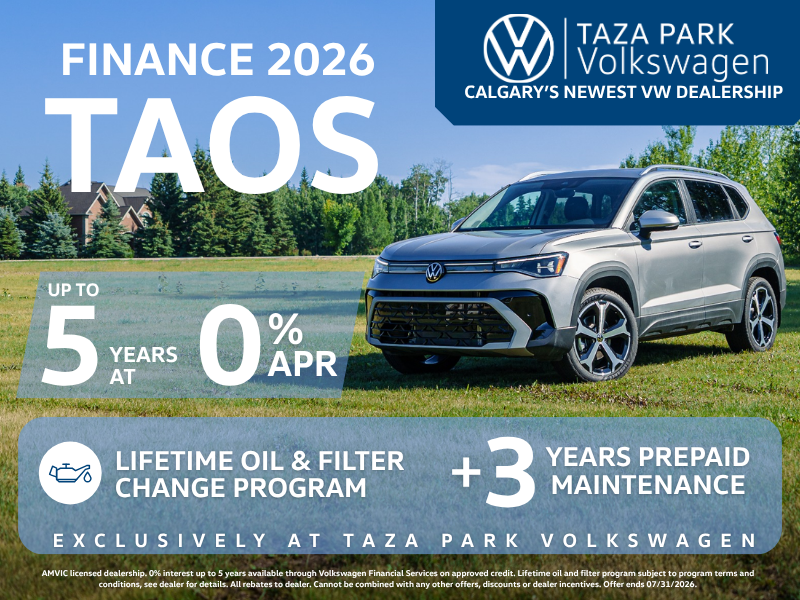Taos 0% Financing Event + Exclusive Ownership Benefits