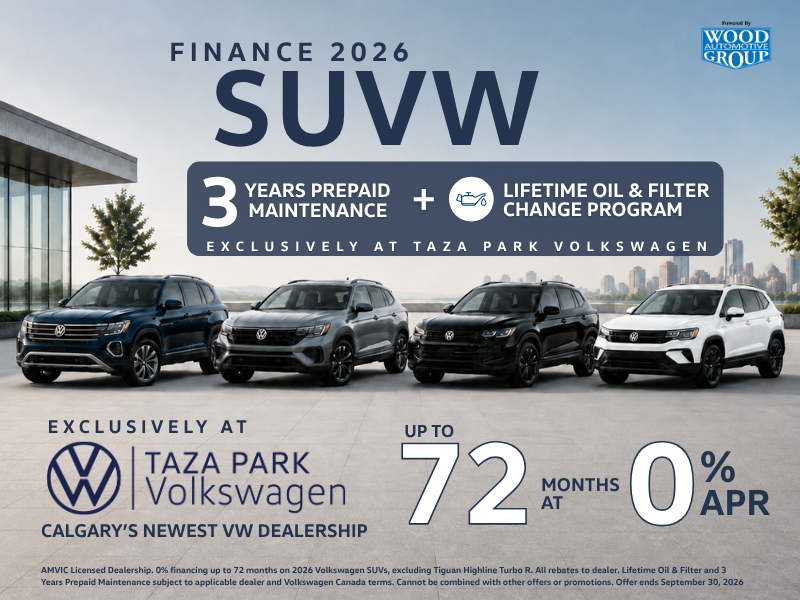 Exclusive SUVW Event | 0% Financing for Up to 72 Months