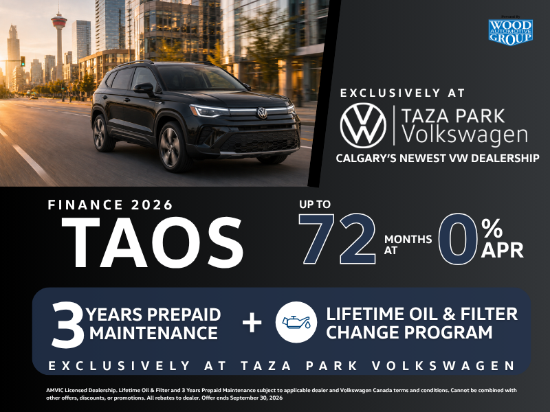 2026 Volkswagen Taos Offer | 0% Financing for Up to 72 Months