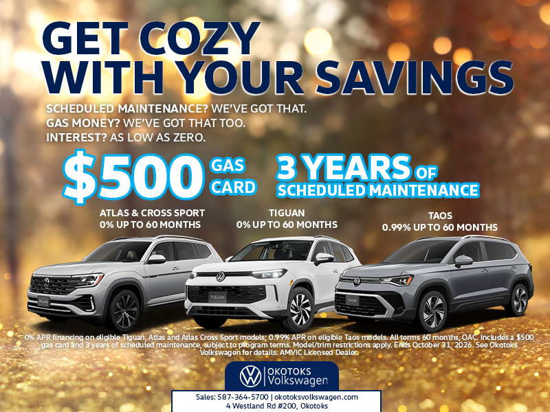 SUVW Offers at Okotoks Volkswagen