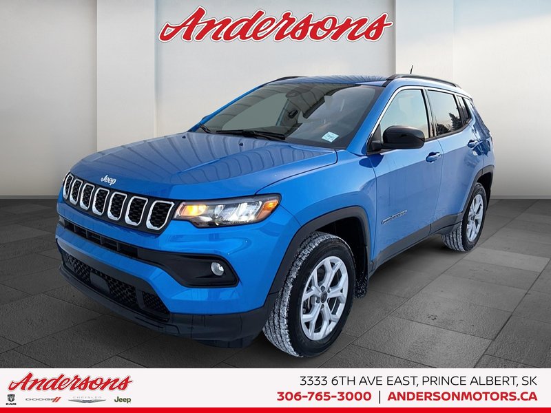 2026 Jeep Compass NORTH Heated Seats & Wheel / 10.1-Inch Uconnect NAV