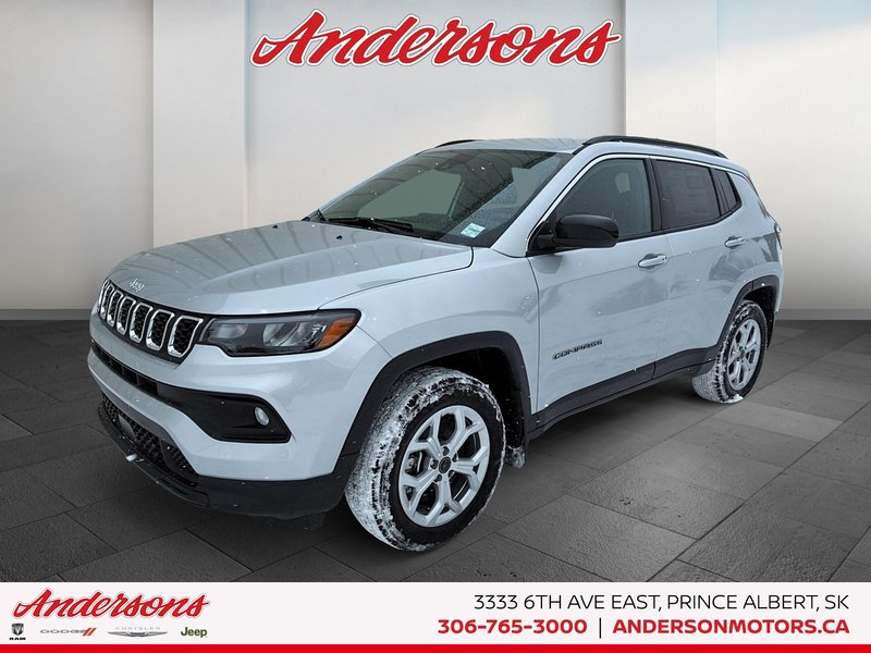 2026 Jeep Compass NORTH Heated Seats & Steering Wheel / Blind–Spot Monitoring