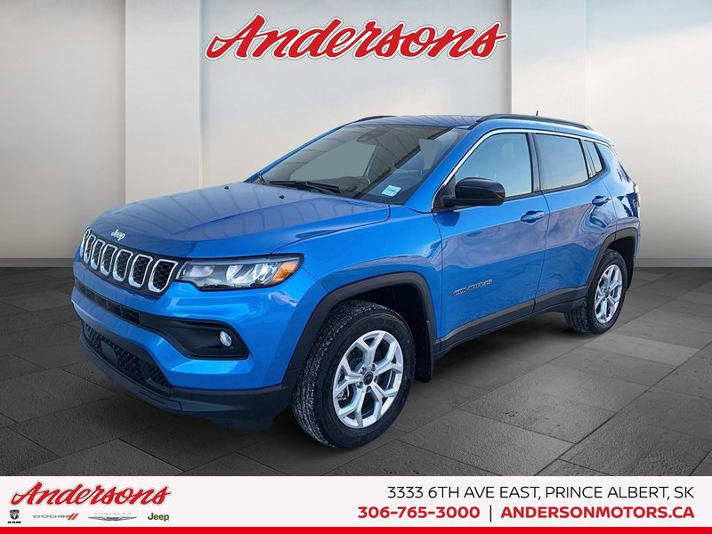 2026 Jeep Compass NORTH Heated Seats & Steering Wheel / Blind–Spot Monitoring
