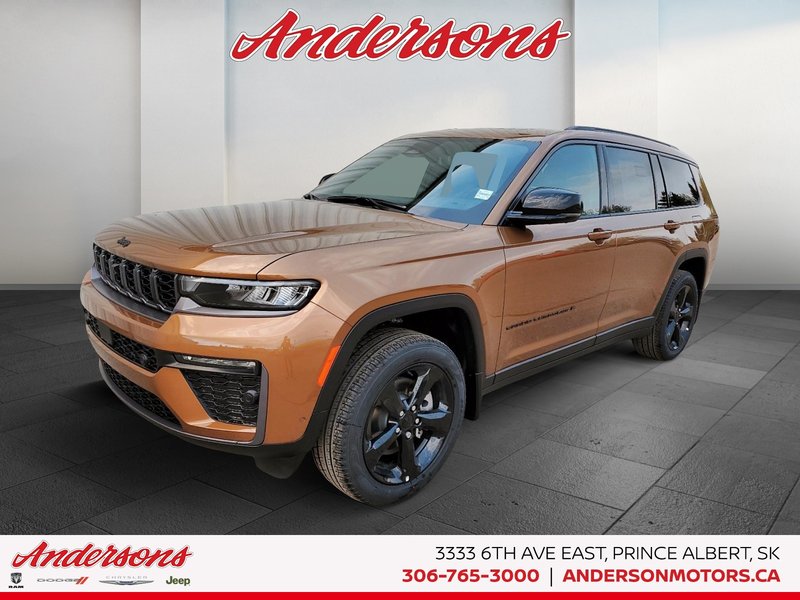 2026 Jeep Grand Cherokee L LIMITED 2.0L Turbo / 506-watt nine-speaker audio / Panoramic Roof