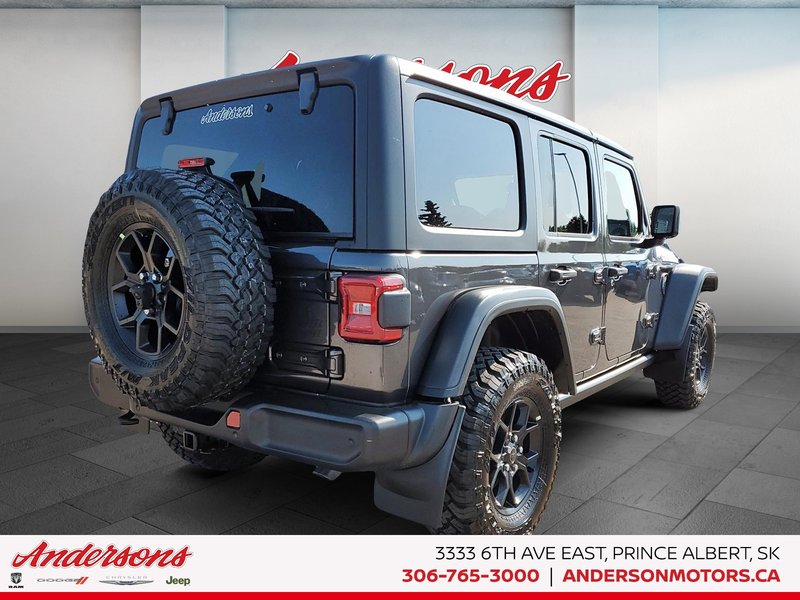 2024 Jeep WRANGLER 4-Door WILLYS 4WD SYSTEM!