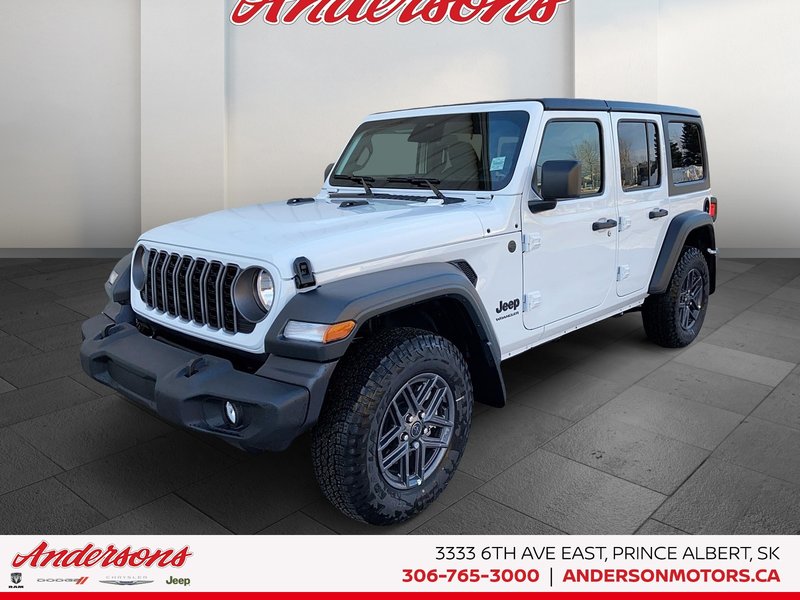 2026 Jeep Wrangler 4-Door SPORT S Advanced Cruise Control / Alpine Audio / Heated Seats & Steering