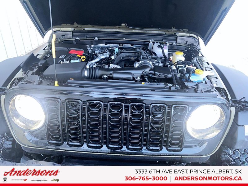 2026 Jeep Wrangler 4-Door WILLYS Heated Steering & Seats / Off-Road Package / Alpine Premium Rock Rails / Alpine Stereo