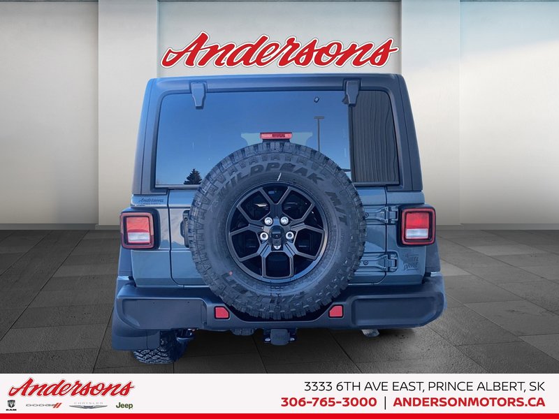 2026 Jeep Wrangler 4-Door WILLYS Heated Steering & Seats / Off-Road Package / Alpine Premium Rock Rails / Alpine Stereo