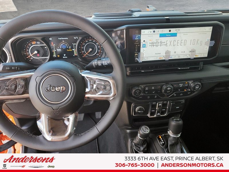 2026 Jeep Wrangler 4-Door SAHARA 3.6L V6 / 12.3-inch NAV / Alpine Audio