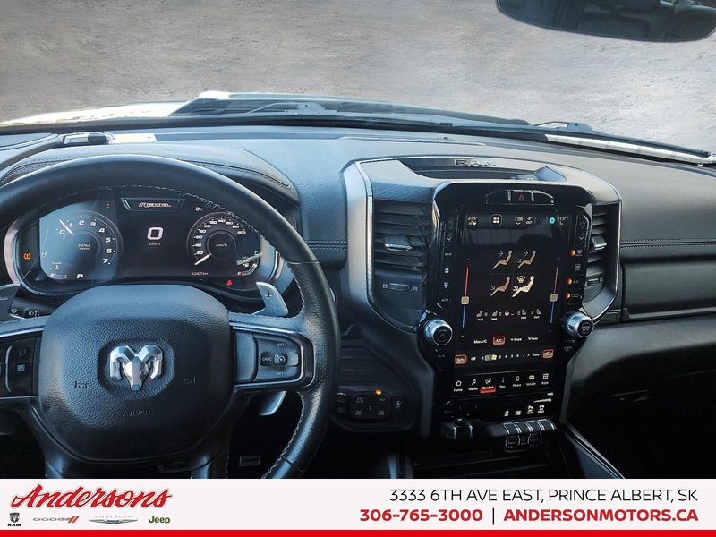 2024 Ram 1500 Rebel 5.7L HEMI V8 / Crew Cab / harman/kardon Premium Audio / Mopar Cold Air Intake
