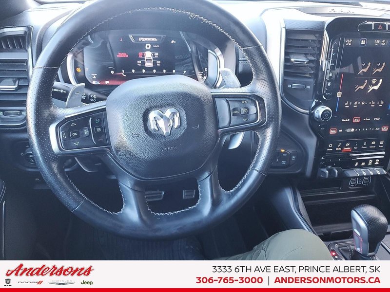 2024 Ram 1500 Rebel 5.7L HEMI V8 / Crew Cab / harman/kardon Premium Audio / Mopar Cold Air Intake