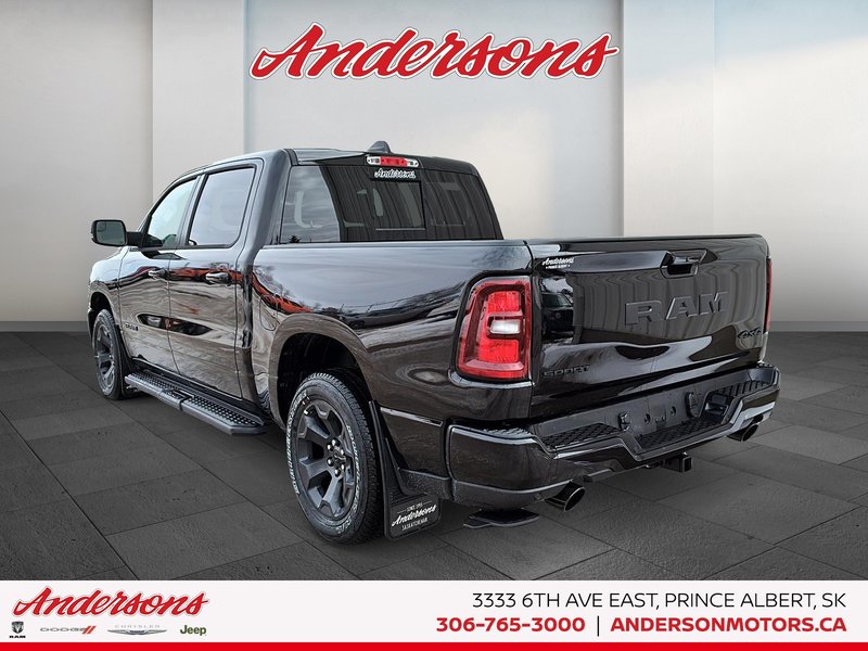 2026 Ram 1500 SPORT 3.0L Hurricane Twin Turbo I6 / Crew Cab / harman/kardon Audio / Ventilated Front Seats