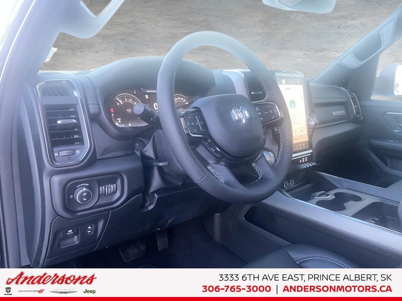 2026 Ram 1500 SPORT 3.0L Hurricane Twin Turbo I6 / Crew Cab / Panoramic Sunroof & Sport Performance Hood