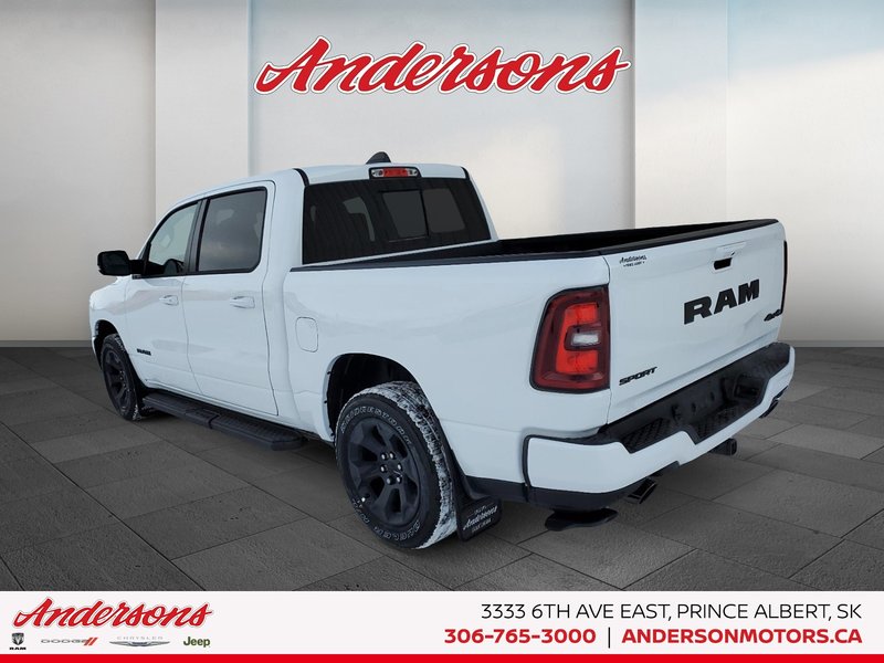 2026 Ram 1500 SPORT 3.0L Hurricane Twin Turbo I6 / Crew Cab / Mopar Side Steps / Panoramic Sunroof