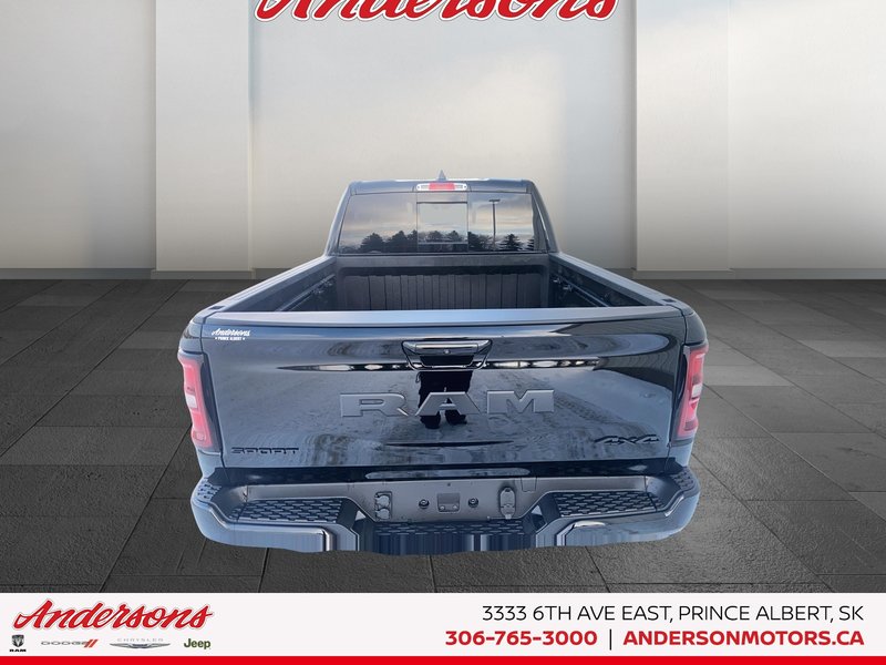 2026 Ram 1500 SPORT 3.0L Hurricane Twin Turbo I6 / Crew Cab / Power Running Boards / Trailer Brake Control