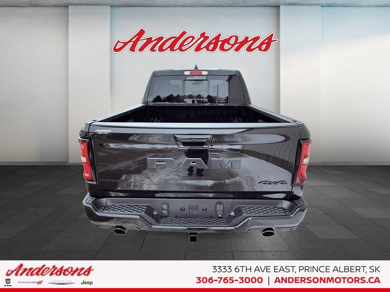 2026 Ram 1500 SPORT 5.7L HEMI V8 / Crew Cab / harman/kardon Premium Audio / Panoramic Sunroof