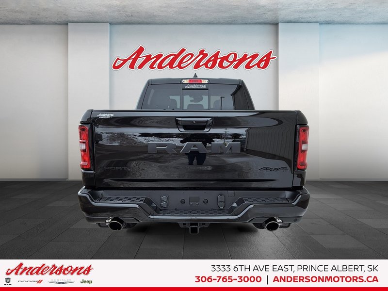 2026 Ram 1500 SPORT 5.7L HEMI V8 / Crew Cab / harman/kardon Premium Audio / Panoramic Sunroof
