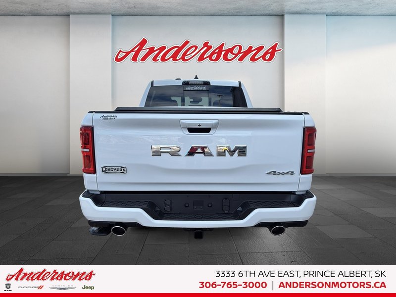 2026 Ram 1500 LONGHORN 5.7L HEMI V8 / Crew Cab / RamBox & Surround View Camera System