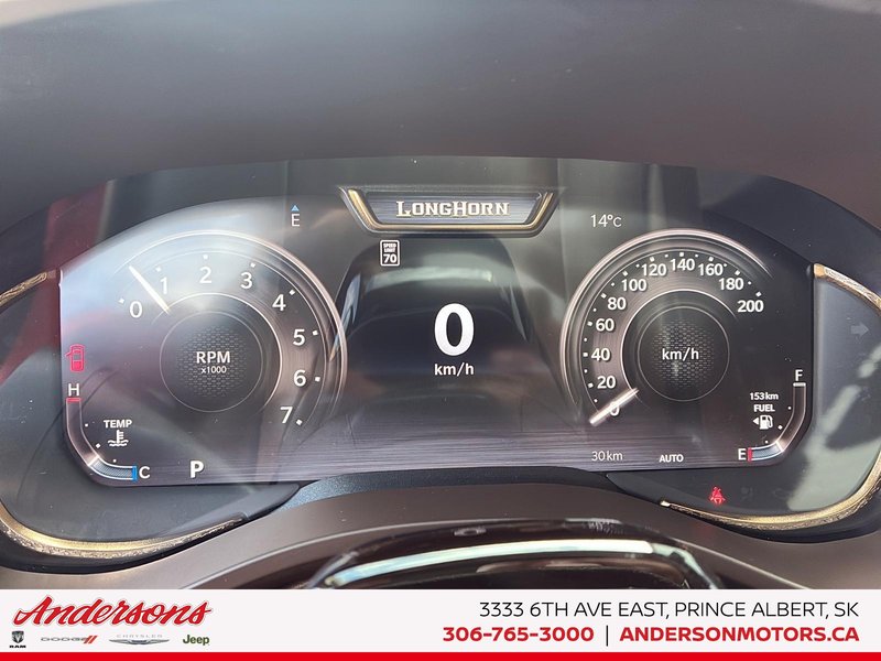 2026 Ram 1500 LONGHORN 5.7L HEMI V8 / Crew Cab / RamBox & Surround View Camera System