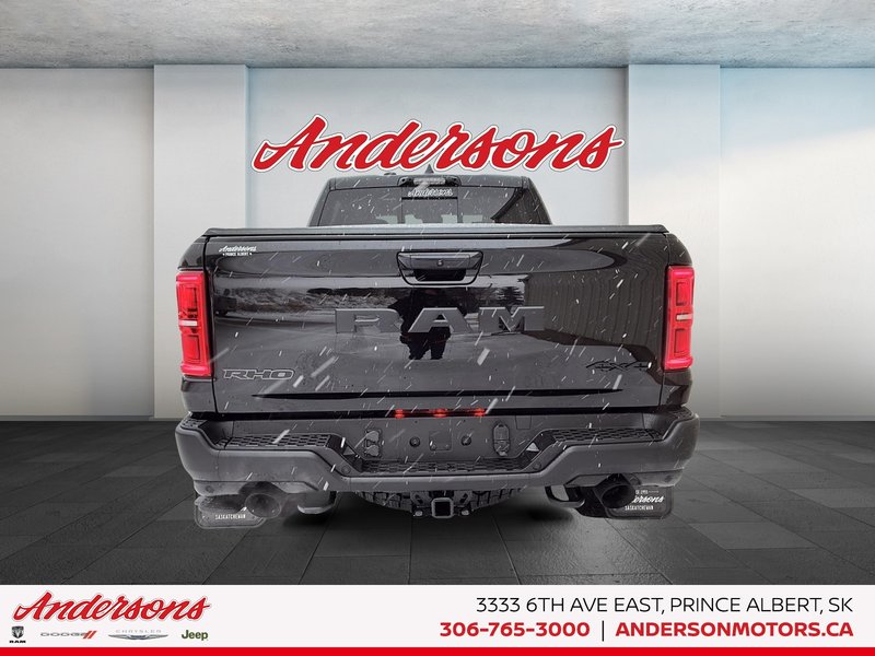 2026 Ram 1500 RHO 3.0L Hurricane HO Twin Turbo I6 / Crew Cab / Mopar RHO Graphics / Off-Road Running Boards