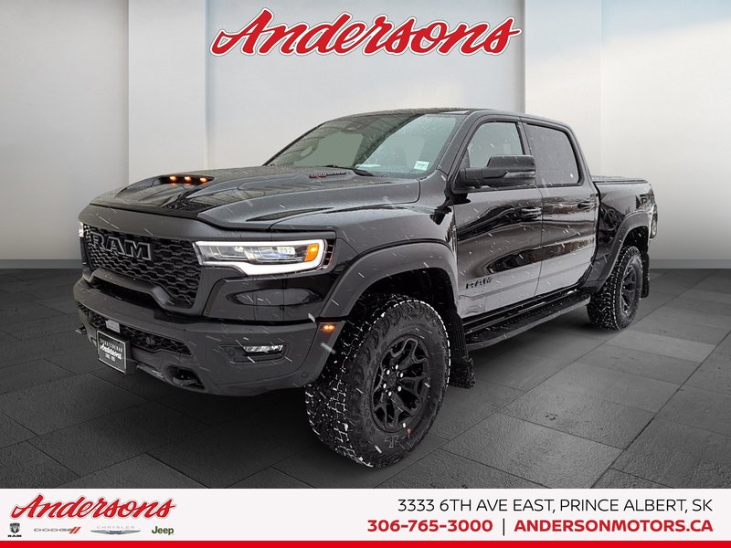 2026 Ram 1500 RHO 3.0L Hurricane HO Twin Turbo I6 / Crew Cab / Mopar RHO Graphics / Off-Road Running Boards